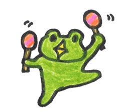 frog place KEROMICHI-AN A lock, a dance sticker #1957208