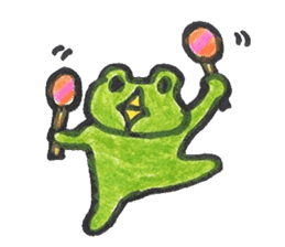 frog place KEROMICHI-AN A lock, a dance sticker #1957208