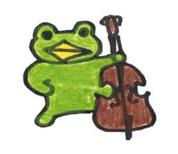 frog place KEROMICHI-AN A lock, a dance sticker #1957209