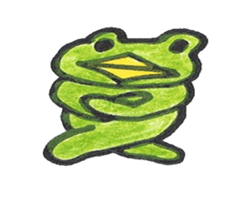 frog place KEROMICHI-AN A lock, a dance sticker #1957210