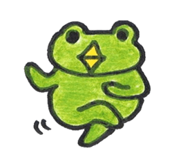 frog place KEROMICHI-AN A lock, a dance sticker #1957211