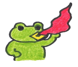 frog place KEROMICHI-AN A lock, a dance sticker #1957212