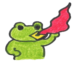 frog place KEROMICHI-AN A lock, a dance sticker #1957212