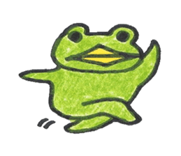 frog place KEROMICHI-AN A lock, a dance sticker #1957213
