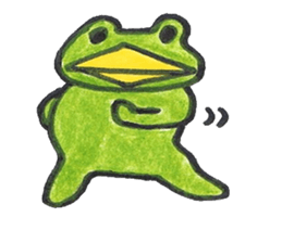 frog place KEROMICHI-AN A lock, a dance sticker #1957215