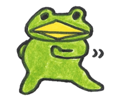 frog place KEROMICHI-AN A lock, a dance sticker #1957215