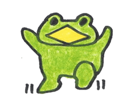 frog place KEROMICHI-AN A lock, a dance sticker #1957216