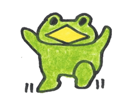 frog place KEROMICHI-AN A lock, a dance sticker #1957216