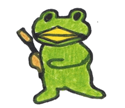 frog place KEROMICHI-AN A lock, a dance sticker #1957217