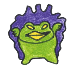 frog place KEROMICHI-AN A lock, a dance sticker #1957222