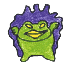 frog place KEROMICHI-AN A lock, a dance sticker #1957222