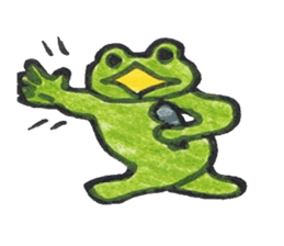 frog place KEROMICHI-AN A lock, a dance sticker #1957223