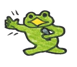 frog place KEROMICHI-AN A lock, a dance sticker #1957223
