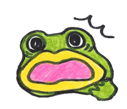 frog place KEROMICHI-AN A lock, a dance sticker #1957226