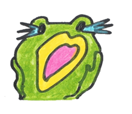 frog place KEROMICHI-AN A lock, a dance sticker #1957228