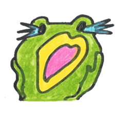 frog place KEROMICHI-AN A lock, a dance sticker #1957228