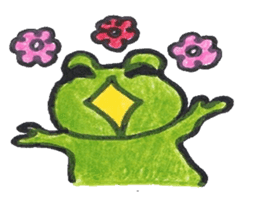 frog place KEROMICHI-AN A lock, a dance sticker #1957229