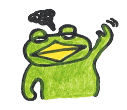 frog place KEROMICHI-AN A lock, a dance sticker #1957230