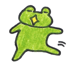 frog place KEROMICHI-AN A lock, a dance sticker #1957232