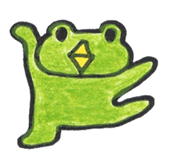 frog place KEROMICHI-AN A lock, a dance sticker #1957233