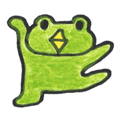frog place KEROMICHI-AN A lock, a dance sticker #1957233