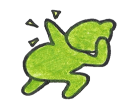 frog place KEROMICHI-AN A lock, a dance sticker #1957235