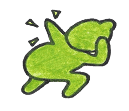 frog place KEROMICHI-AN A lock, a dance sticker #1957235