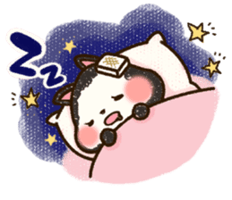 Good friend black cat Ohagi & Oshiruko sticker #1957518