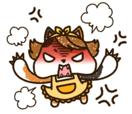 Good friend black cat Ohagi & Oshiruko sticker #1957528