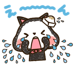 Good friend black cat Ohagi & Oshiruko sticker #1957532