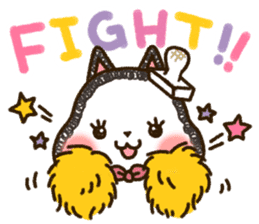 Good friend black cat Ohagi & Oshiruko sticker #1957543