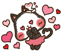 Good friend black cat Ohagi & Oshiruko sticker #1957544