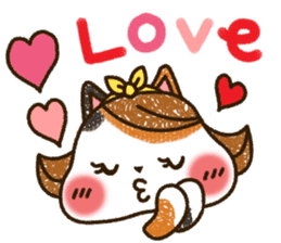 Good friend black cat Ohagi & Oshiruko sticker #1957545