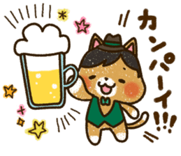 Good friend black cat Ohagi & Oshiruko sticker #1957550