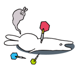 darts-bunny sticker #1957815