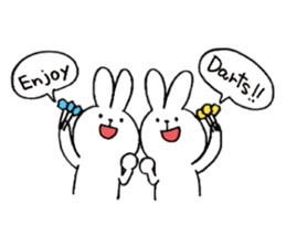 darts-bunny sticker #1957836
