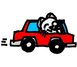 Dogs of various facial expressions sticker #1958011