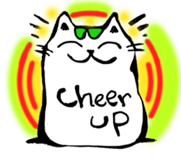 POWA and pleasant cats sticker #1958078
