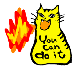 POWA and pleasant cats sticker #1958081
