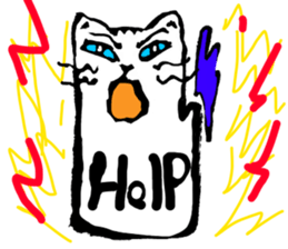 POWA and pleasant cats sticker #1958084
