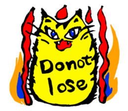 POWA and pleasant cats sticker #1958085