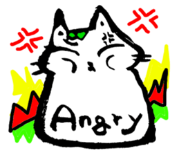 POWA and pleasant cats sticker #1958092