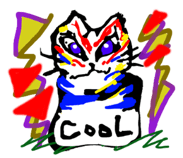 POWA and pleasant cats sticker #1958094