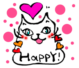 POWA and pleasant cats sticker #1958097