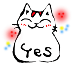 POWA and pleasant cats sticker #1958115
