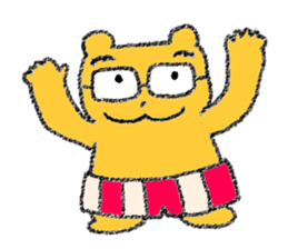 Guuman Kawaii Cute Bear sticker #1958388