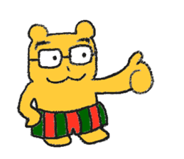 Guuman Kawaii Cute Bear sticker #1958396