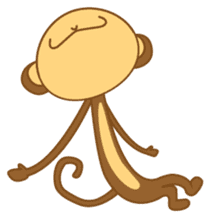 The round length animals sticker #1958680