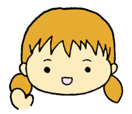 Little Girl's Stickers sticker #1958797