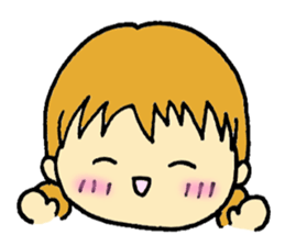 Little Girl's Stickers sticker #1958799